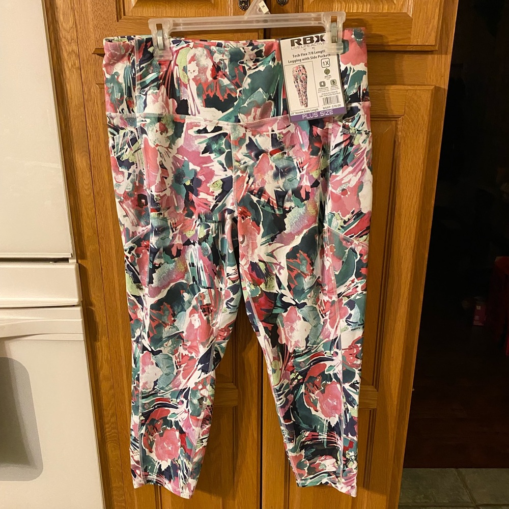 RBX Plus Size Leggings Size 1X New with tags.